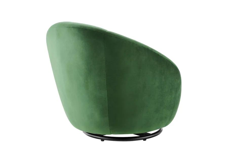 Buttercup Performance Velvet Performance Velvet Swivel Chair