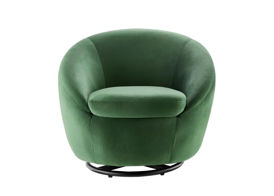 Buttercup Performance Velvet Performance Velvet Swivel Chair