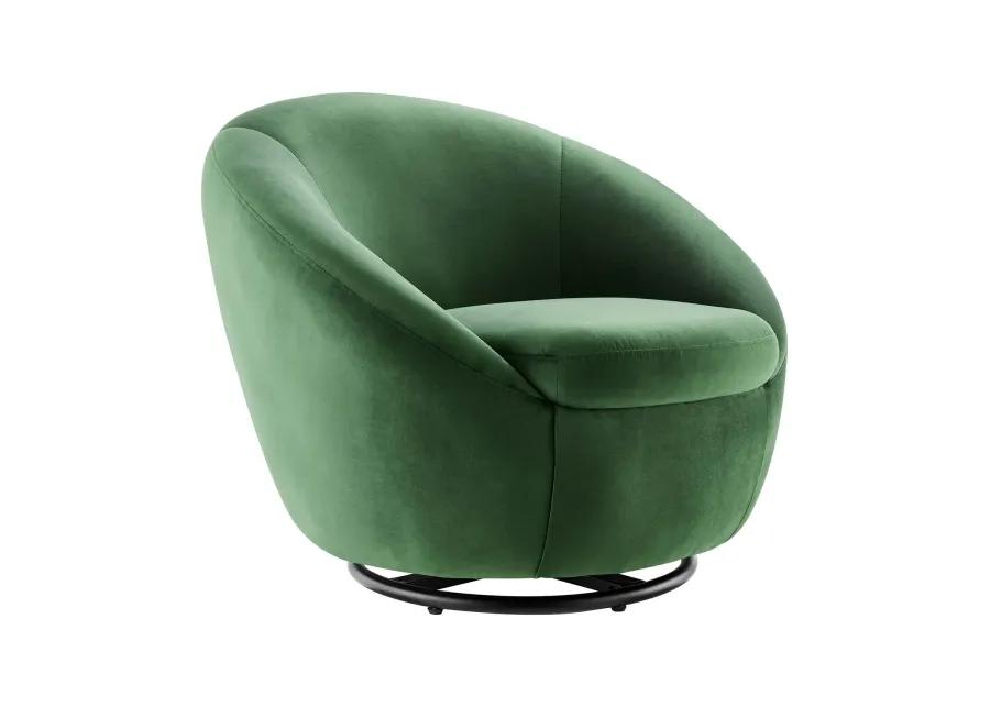 Buttercup Performance Velvet Performance Velvet Swivel Chair