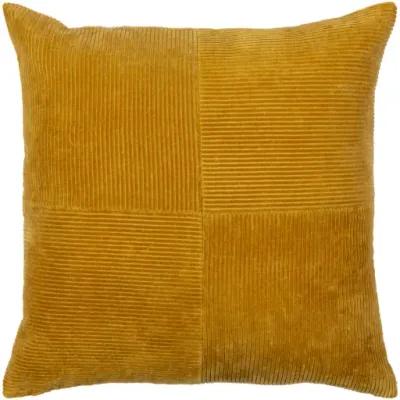 Corduroy Quarters 18"H x 18"W Pillow Cover