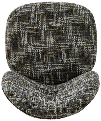 Nisha KD Fabric Dining Side Chair, Allure Gray