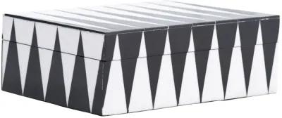 Resin,s/3 6/7/9",sharp Lines Rec Boxes,black/white