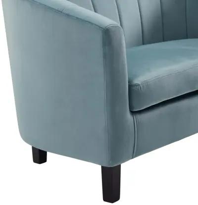 Prospect Channel Tufted Performance Velvet Armchair