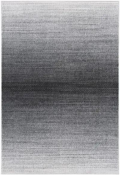 Adirondack Contemporary Grey / Dark Grey 2'-6" X 4' Powerloomed Rug