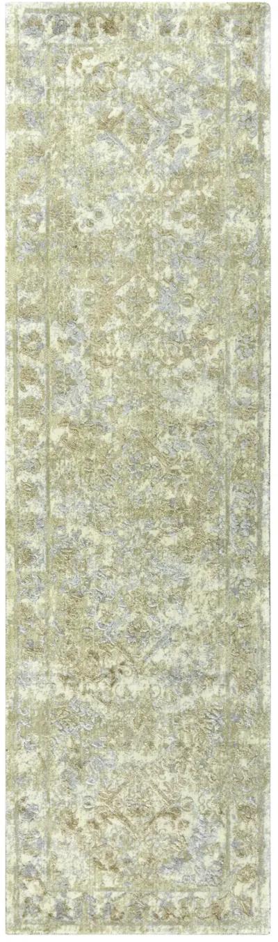 Artistry Beige Classic NZ Wool/Tencel Blend 2'6" x 8' Runner Rug