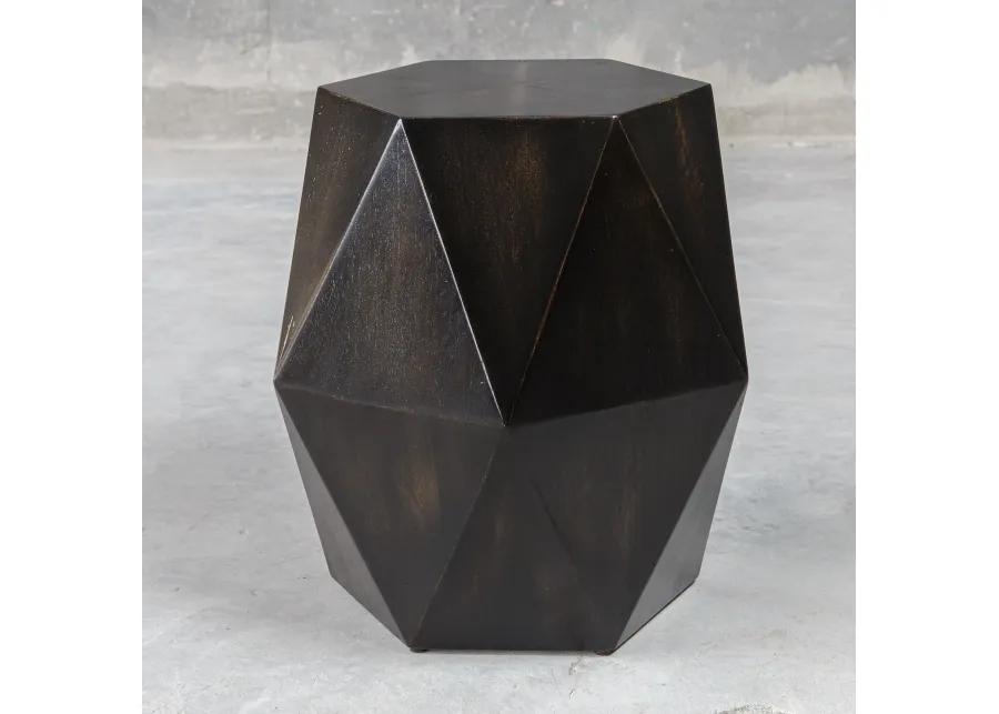 Volker Black Geometric Accent Table