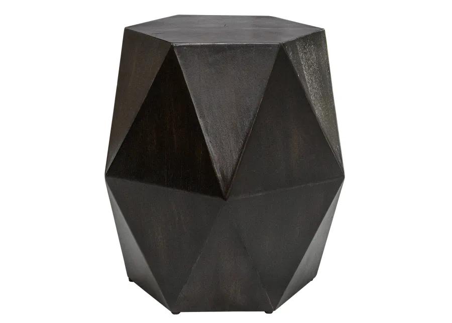 Volker Black Geometric Accent Table