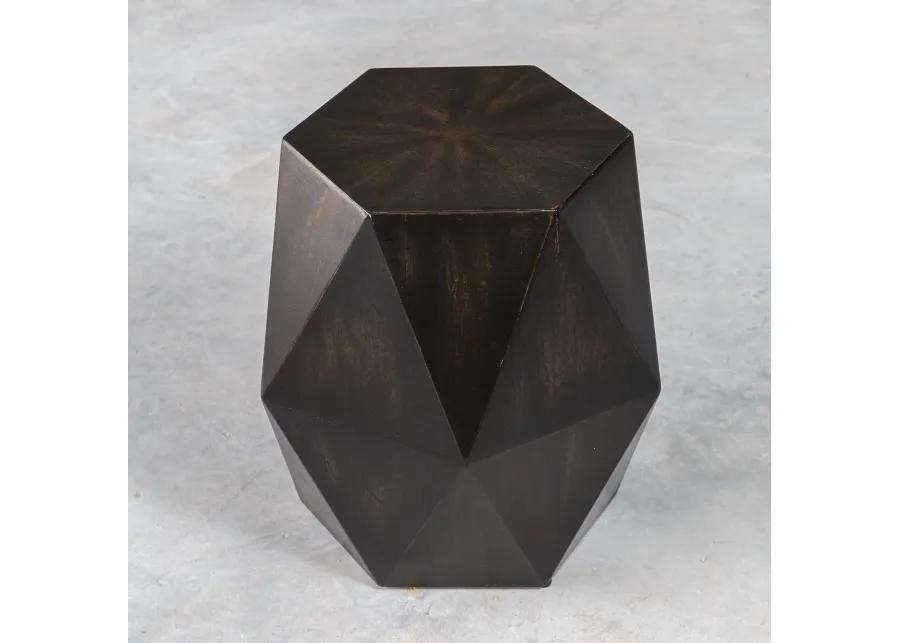 Volker Black Geometric Accent Table