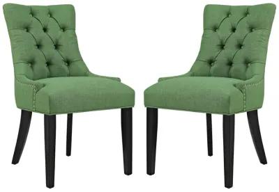 Regent Dining Side Chair Fabric Set of 2