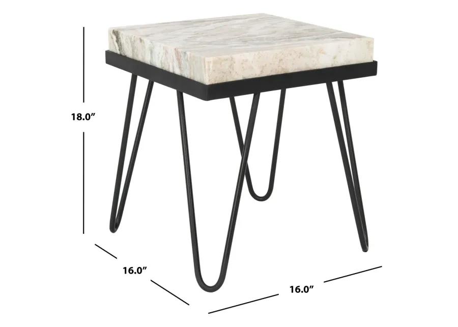 JADA STONE TOP ACCENT TABLE