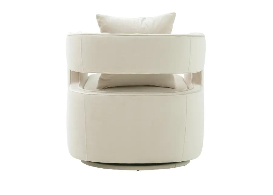 Kennedy Cream Swivel Chair