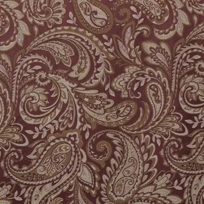 Madison Park Aubrey Burgundy Jacquard Curtain Panel Pair