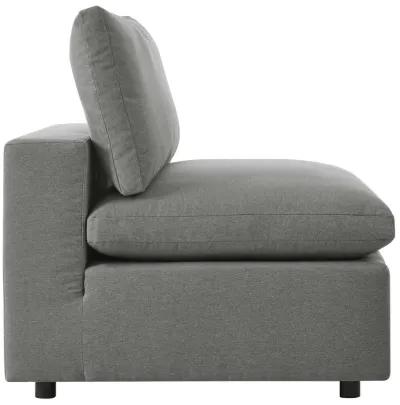 Commix Overstuffed Outdoor Patio Armless Chair