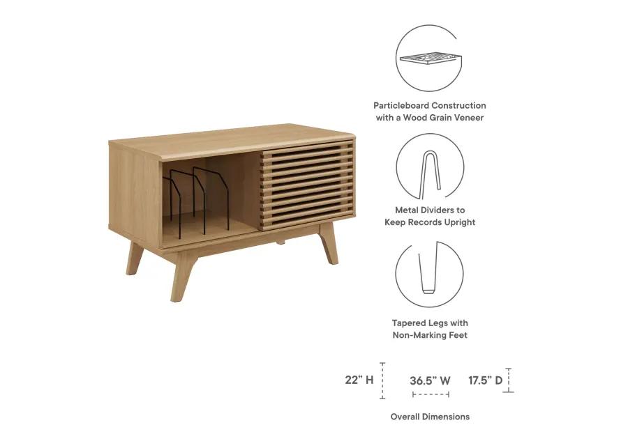 Render Vinyl Record Display Stand