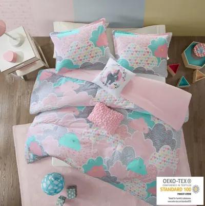 Urban Habitat Kids Cloud Pink Cotton Printed Comforter Set