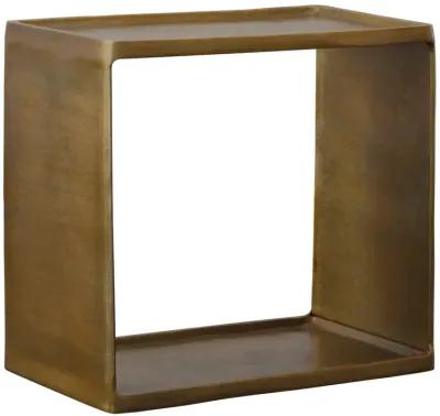 Derwent Antique Brass Side Table