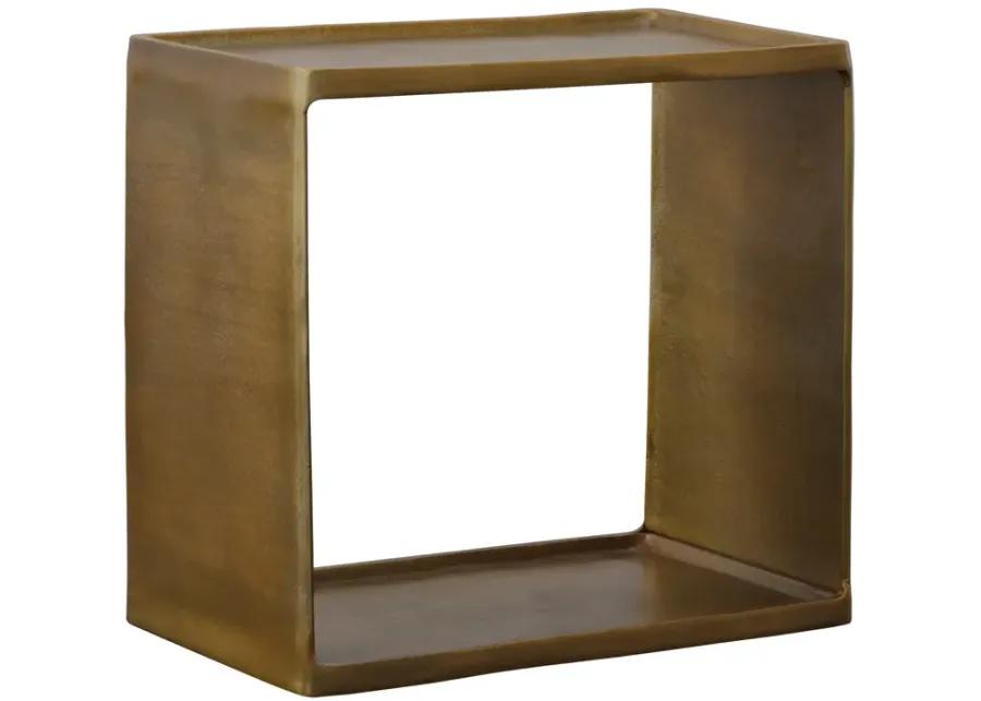 Derwent Antique Brass Side Table