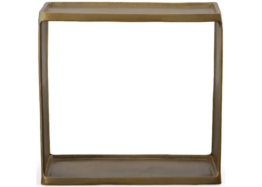 Derwent Antique Brass Side Table