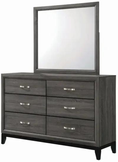 Watson Bedroom Set Grey Oak and Black