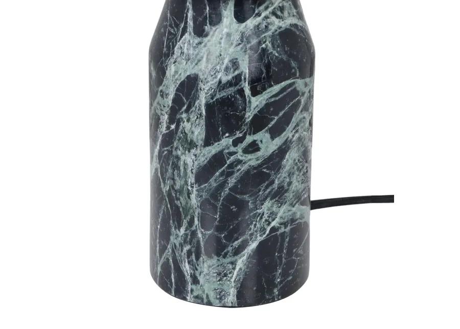 Globe Malachite Green Marble Lamp