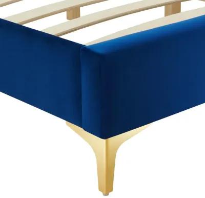 Sutton Twin Performance Velvet Bed Frame