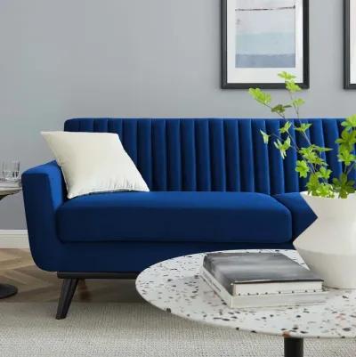 Engage Channel Tufted Performance Velvet Sofa