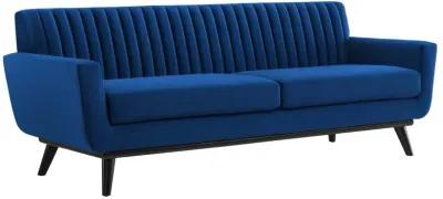 Engage Channel Tufted Performance Velvet Sofa