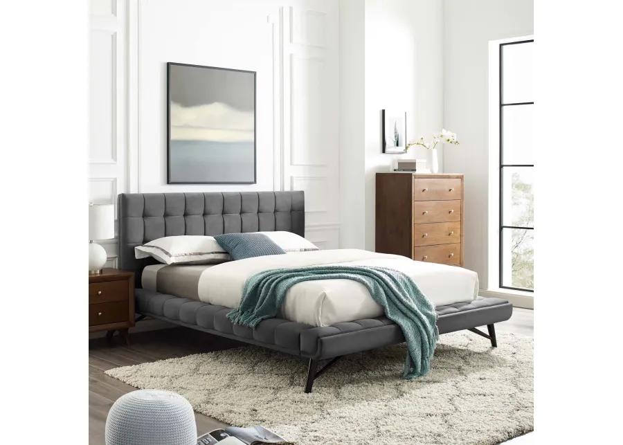 Julia Tufted Performance  Platform Bed