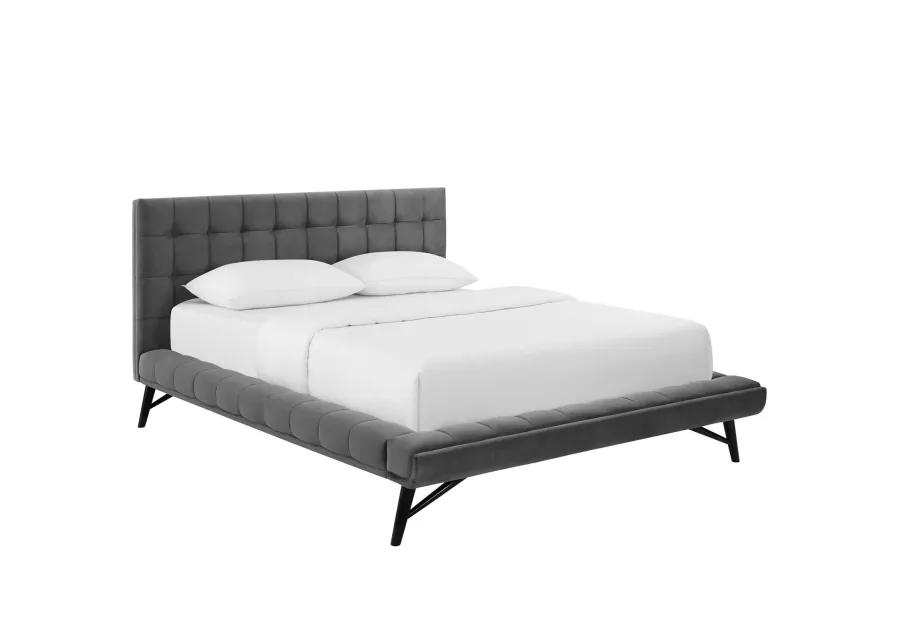 Julia Tufted Performance  Platform Bed