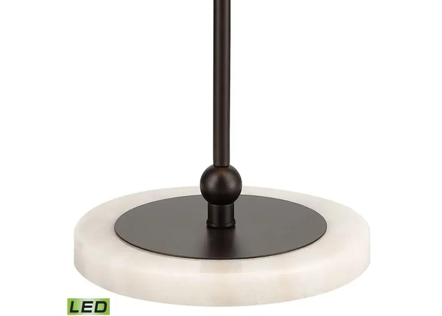 Emsworth 63'' High 2-Light Floor Lamp - Matte Black - Includes LED Bulbs