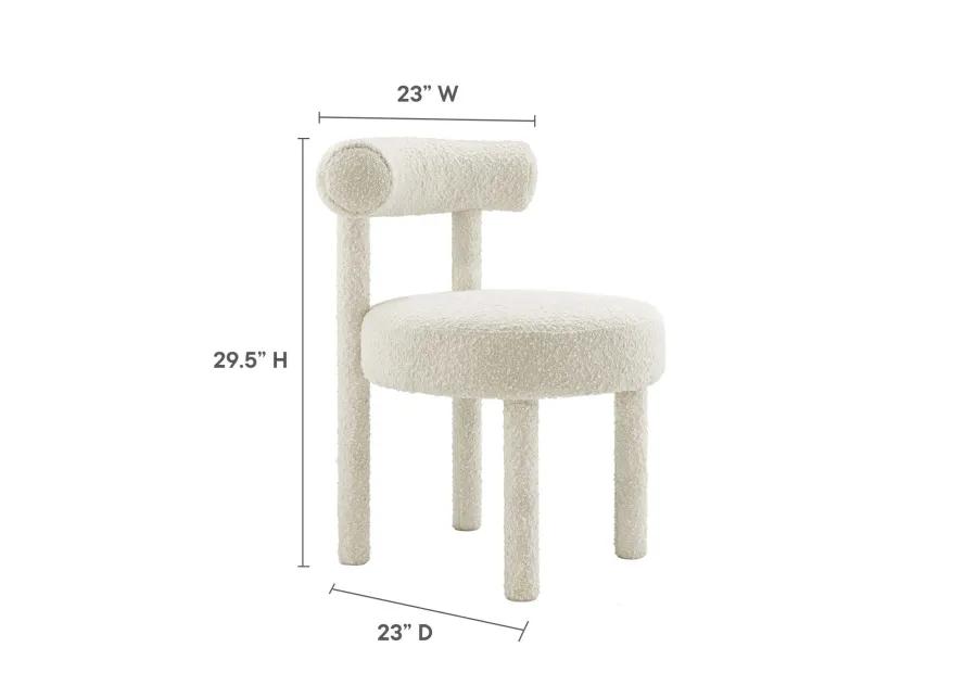 Toulouse Boucle Fabric Dining Chair - Set of 2