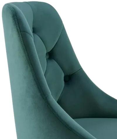 Distinct Tufted Swivel Performance Velvet Office Chair