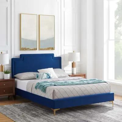 Liva Performance Velvet King Bed