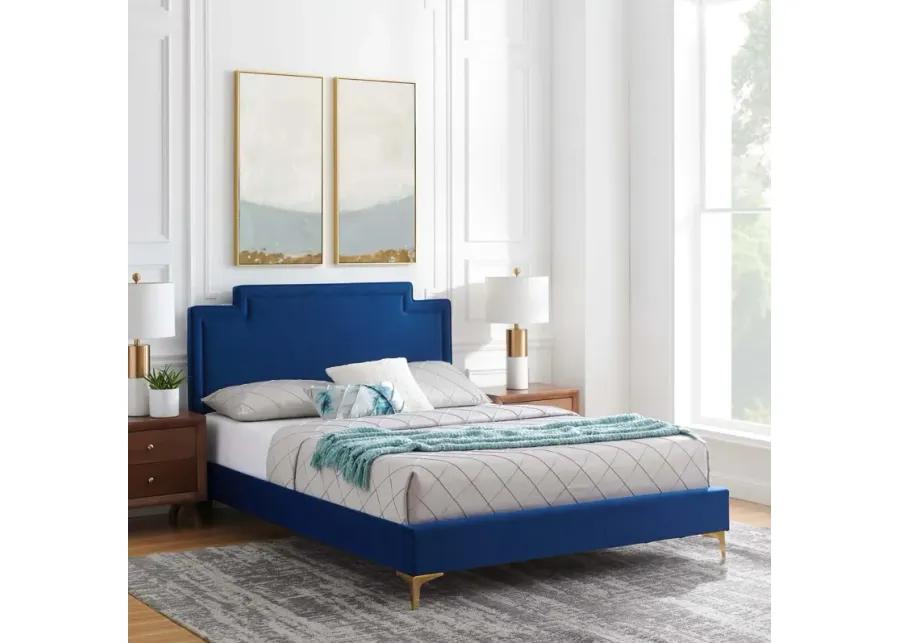 Liva Performance Velvet King Bed