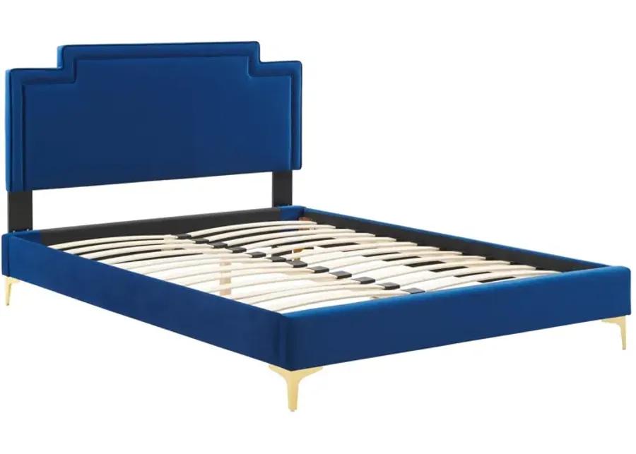 Liva Performance Velvet King Bed