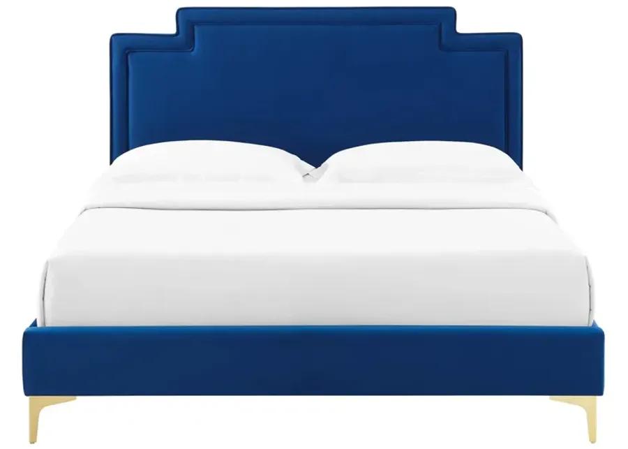 Liva Performance Velvet King Bed