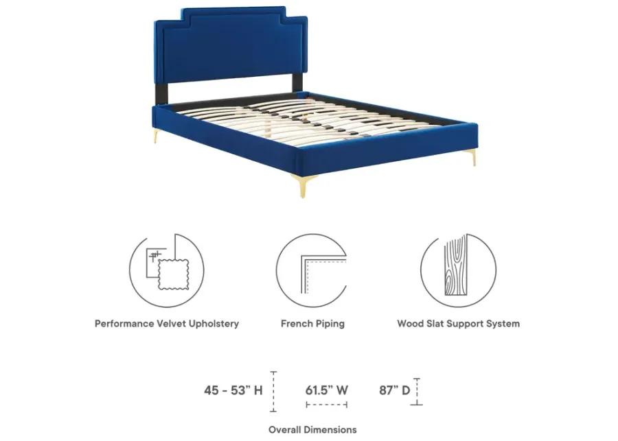 Liva Performance Velvet King Bed