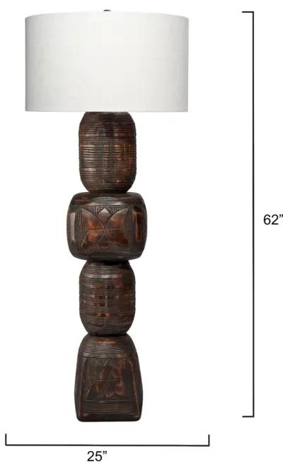 Totem Wood Floor Lamp