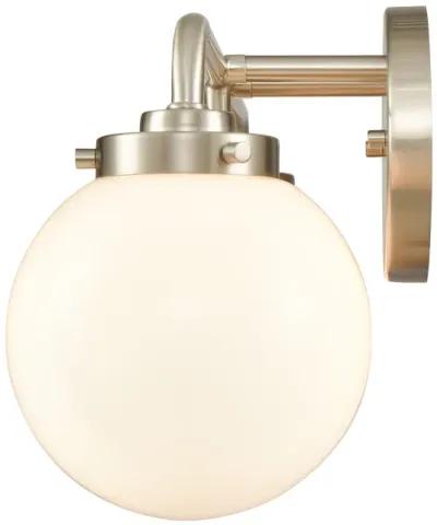 Fairbanks 22.75'' Wide 3-Light Vanity Light - Brushed Nickel and Opal