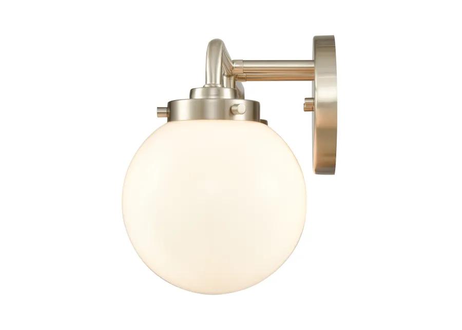 Fairbanks 22.75'' Wide 3-Light Vanity Light - Brushed Nickel and Opal