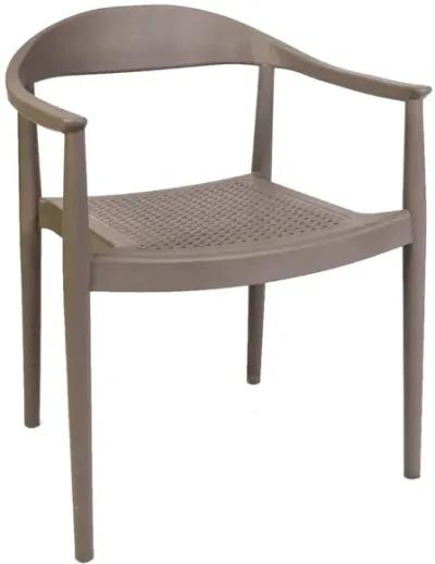 Kennedy Set of 4 Stackable Armchair-Cappuccino