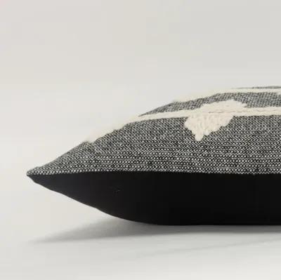 diamond black Pillow