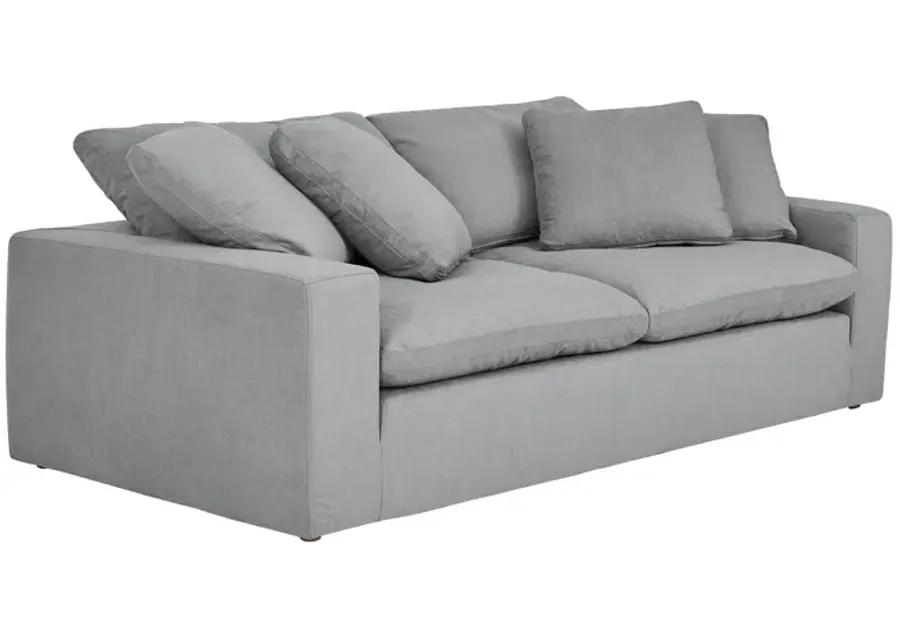 Liberty 96.5" Upholstered Sofa in Slate Gray