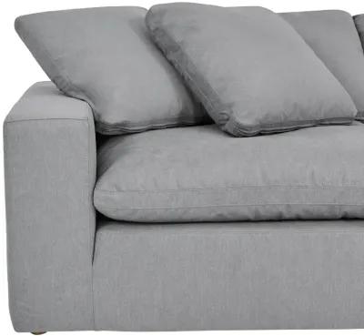 Liberty 96.5" Upholstered Sofa in Slate Gray