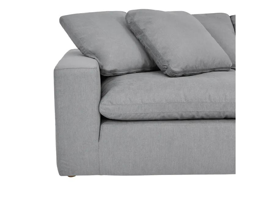 Liberty 96.5" Upholstered Sofa in Slate Gray