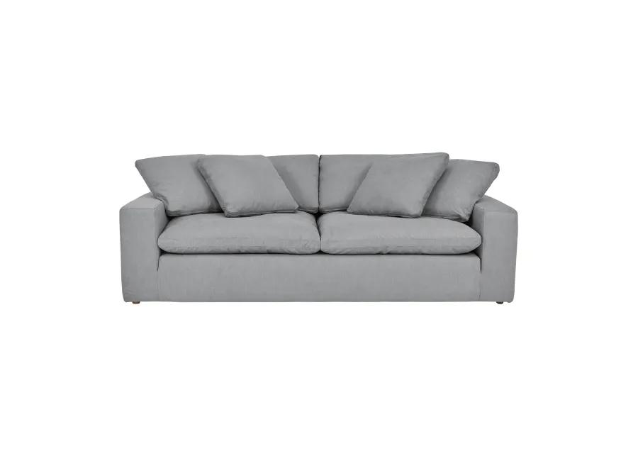 Liberty 96.5" Upholstered Sofa in Slate Gray