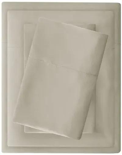 Madison Park 3M Microcell Khaki Luxurious Brushed Microfiber Deep Pocket Sheet Set