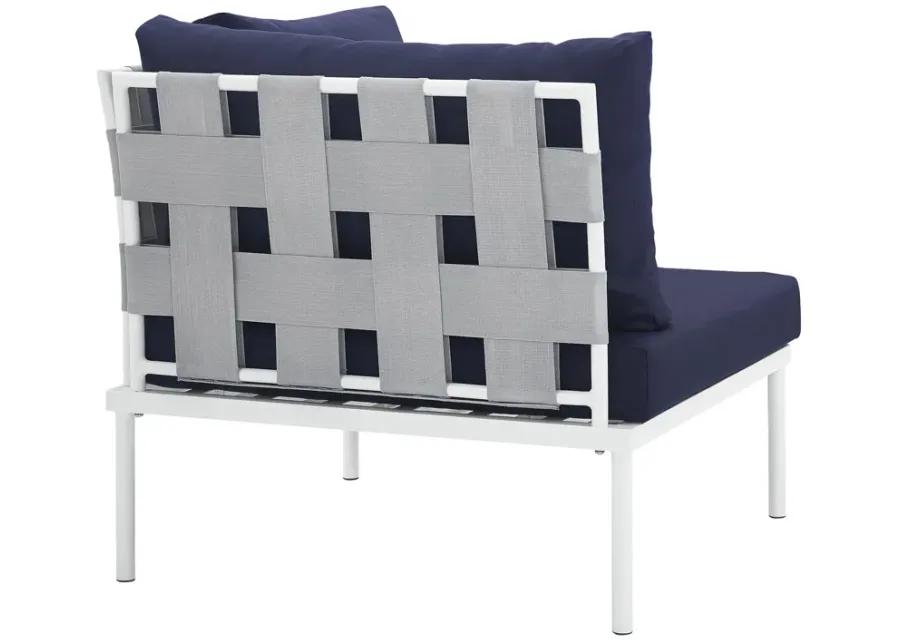 Harmony Outdoor Patio Aluminum Corner Sofa