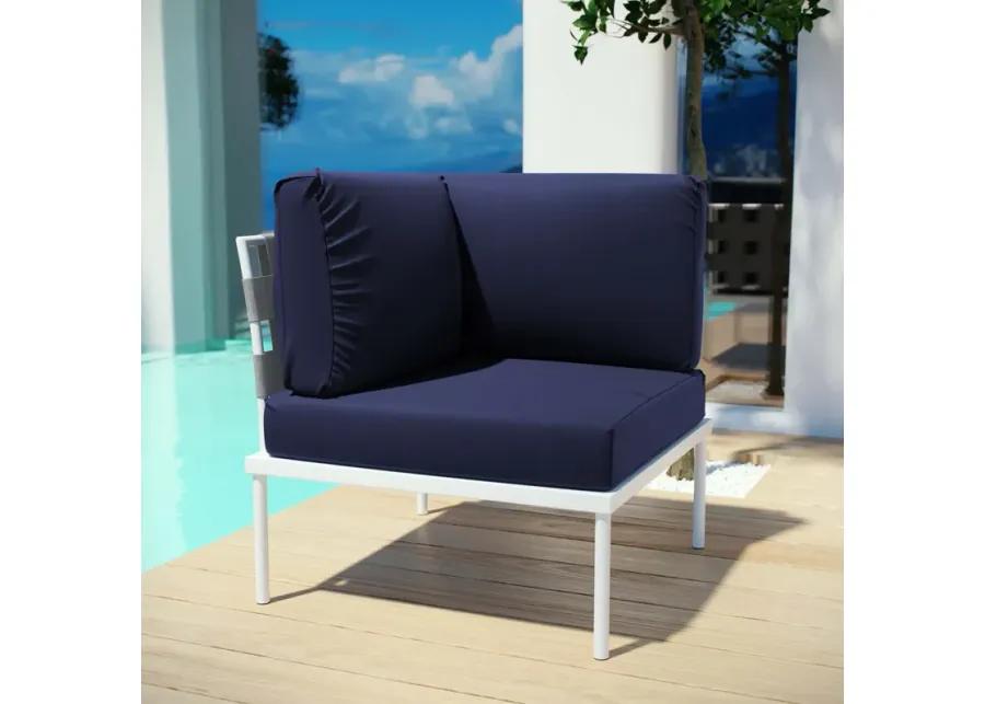 Harmony Outdoor Patio Aluminum Corner Sofa