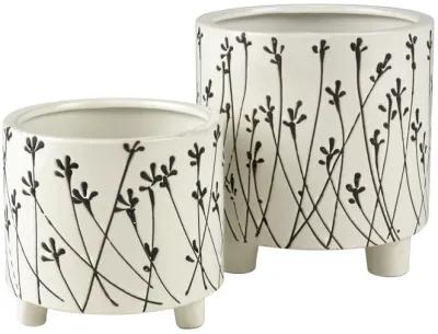 Melton Planter  -  Small White - Set of 2